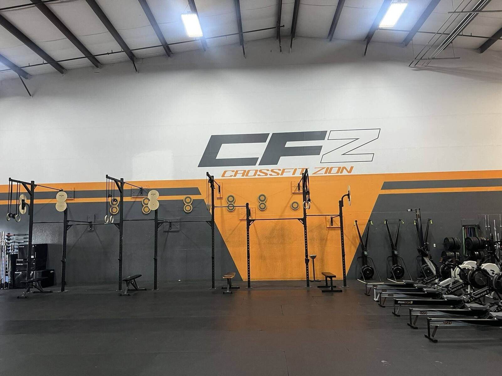 Open gym floor at CrossFit Zion in St. George